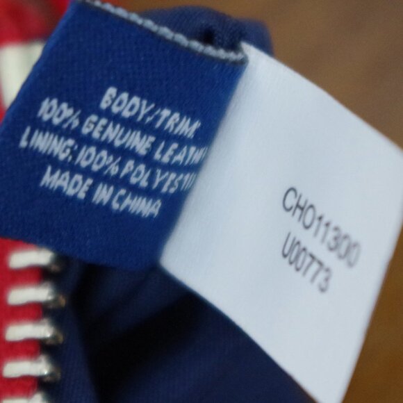 Cole Haan Red Patent Textured Leather Crossbody Purse - Picture 2 of 11